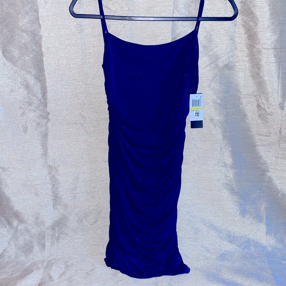 Macy*s City Studio Dresses & Skirts - NWT. City Studio Navy Blue slim evening gown. Size M